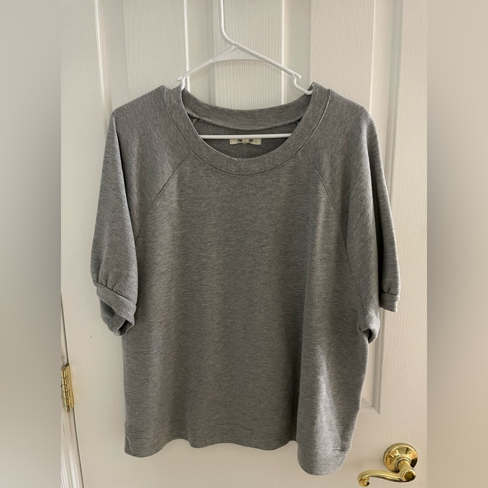 Madewell short sleeve grey shirt
